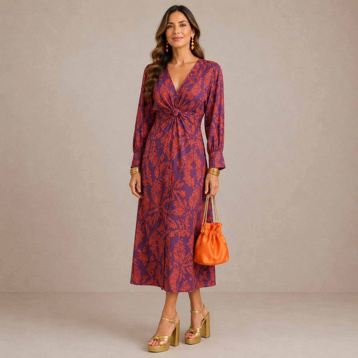 Elowena — Vestido midi