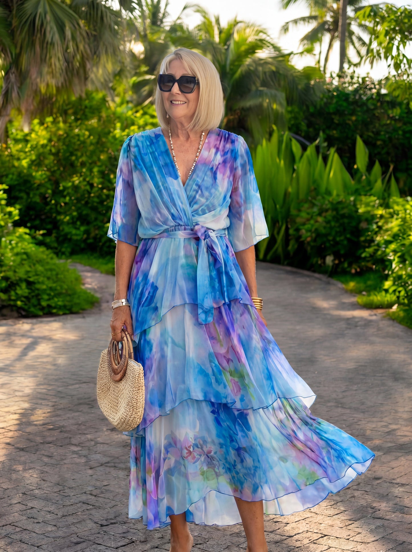 Coria — Vestido elegante de gasa