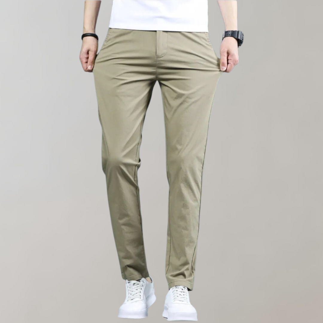 Eloy · Pantalón chino slim fit de tejido elástico