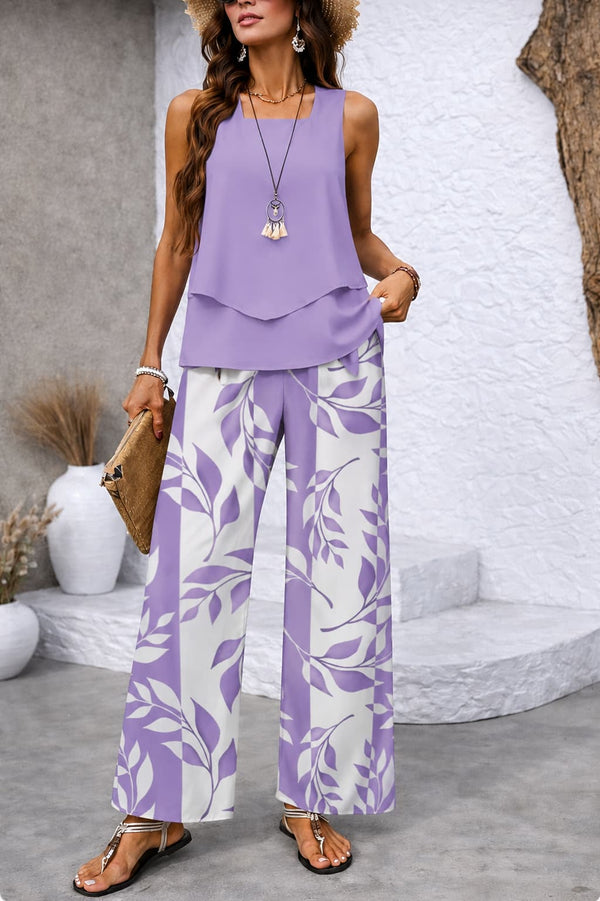 Conjunto de floración de lavanda