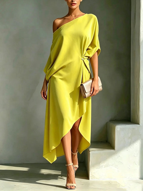 Vestido asimétrico elegante