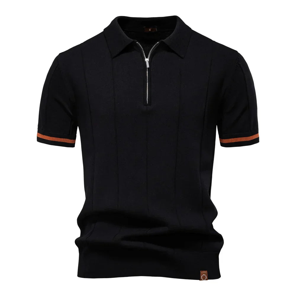 Diego · Polo de verano con cremallera