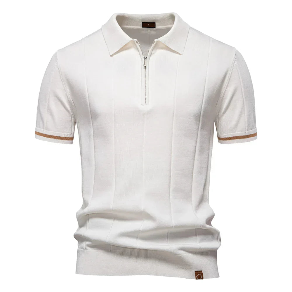 Diego · Polo de verano con cremallera