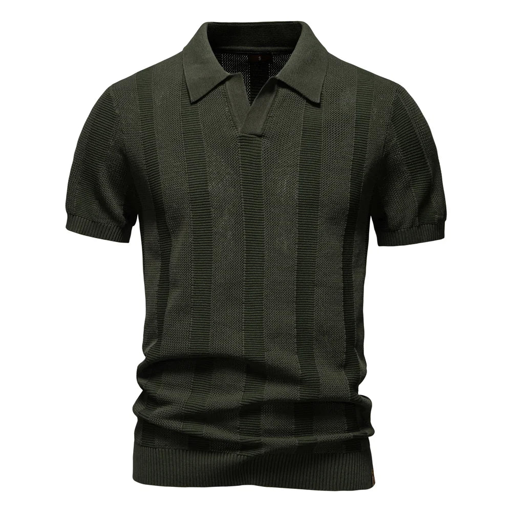 Eduardo · Polo de algodón a rayas