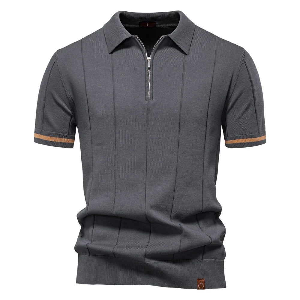 Diego · Polo de verano con cremallera