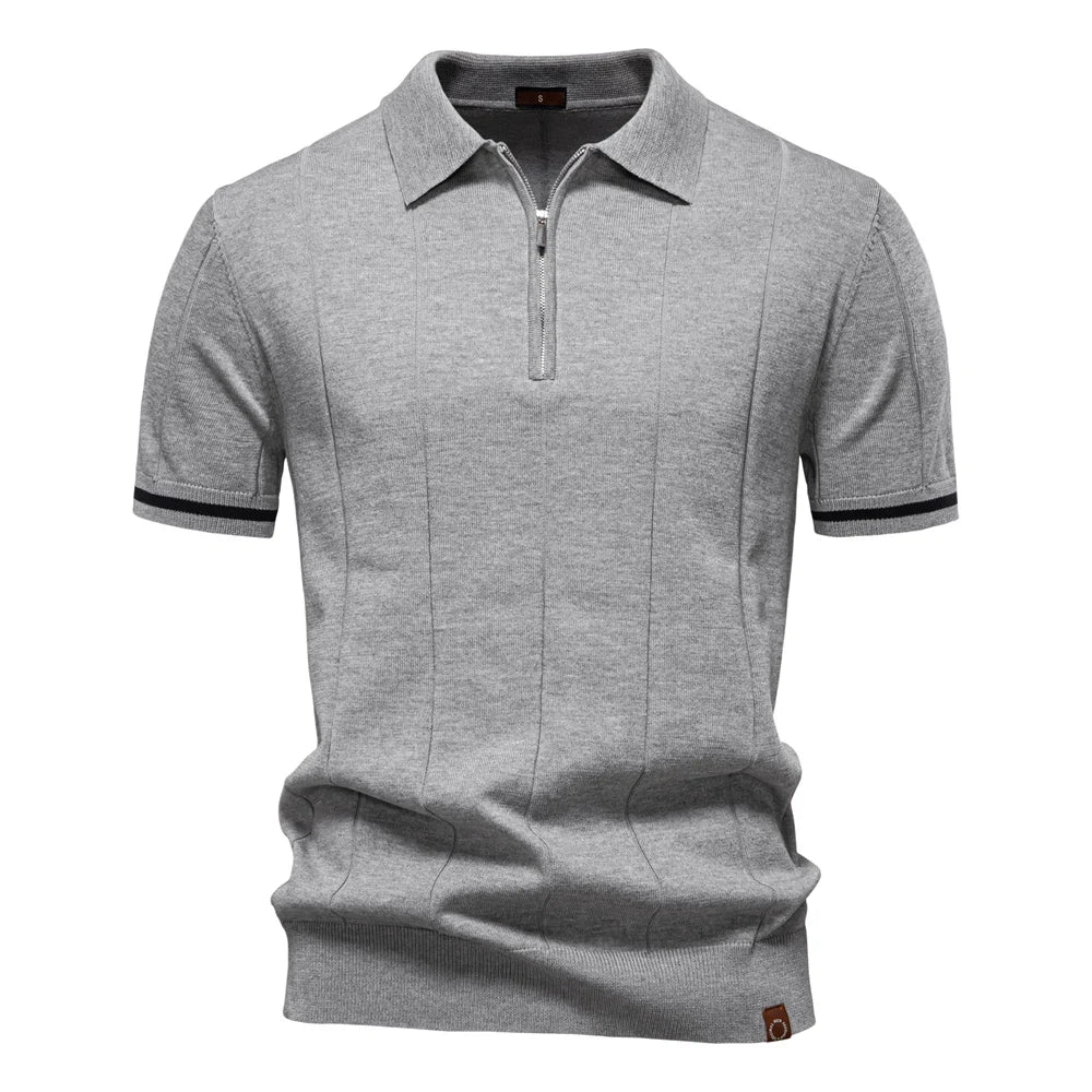 Diego · Polo de verano con cremallera