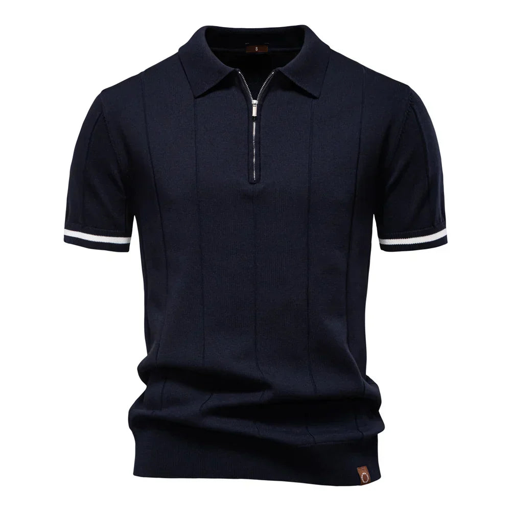 Diego · Polo de verano con cremallera