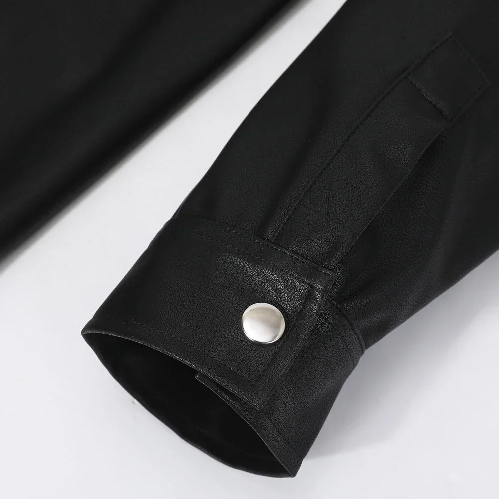 Iker · Chaqueta de piel de manga larga