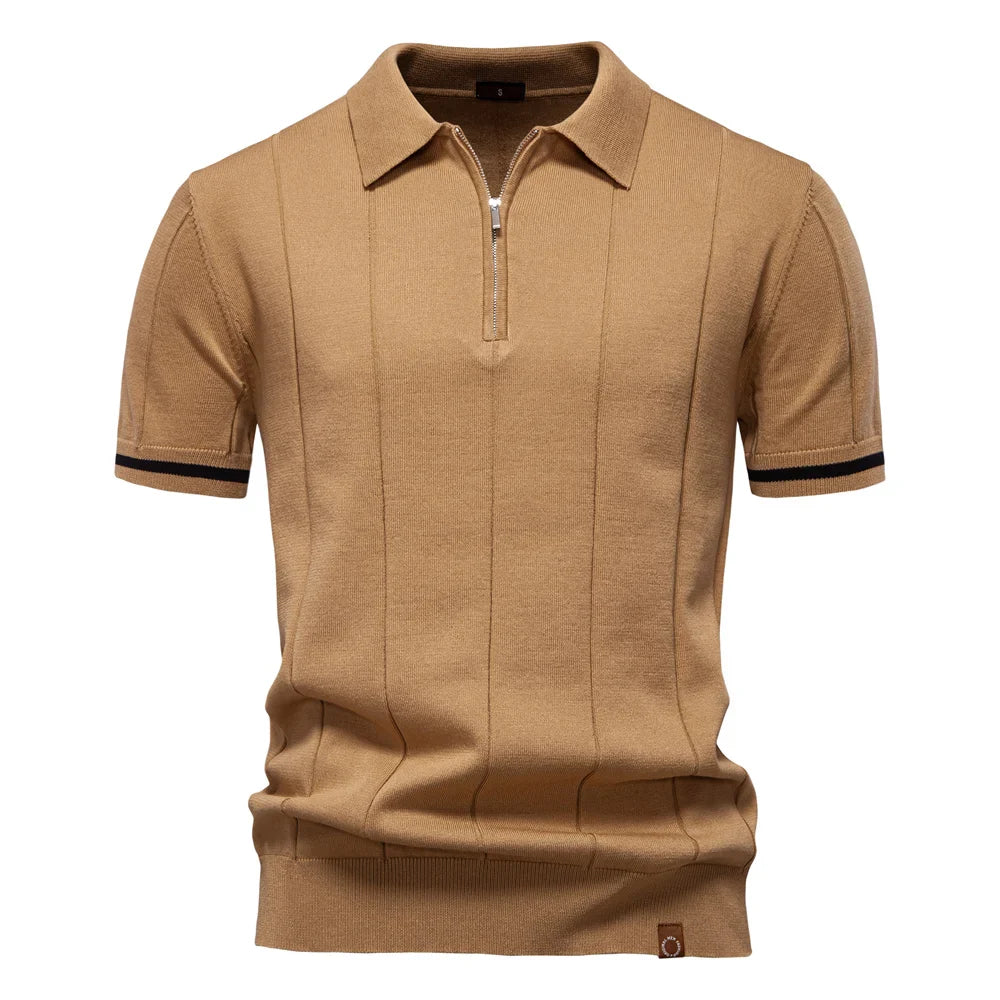 Diego · Polo de verano con cremallera
