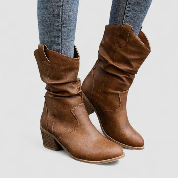 Botas de piel ortopédicas