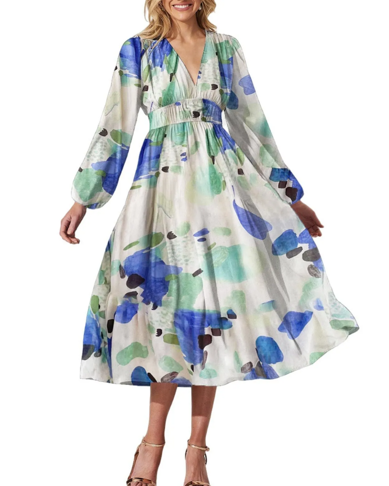 Celine | Vestido femenino con estampado floral