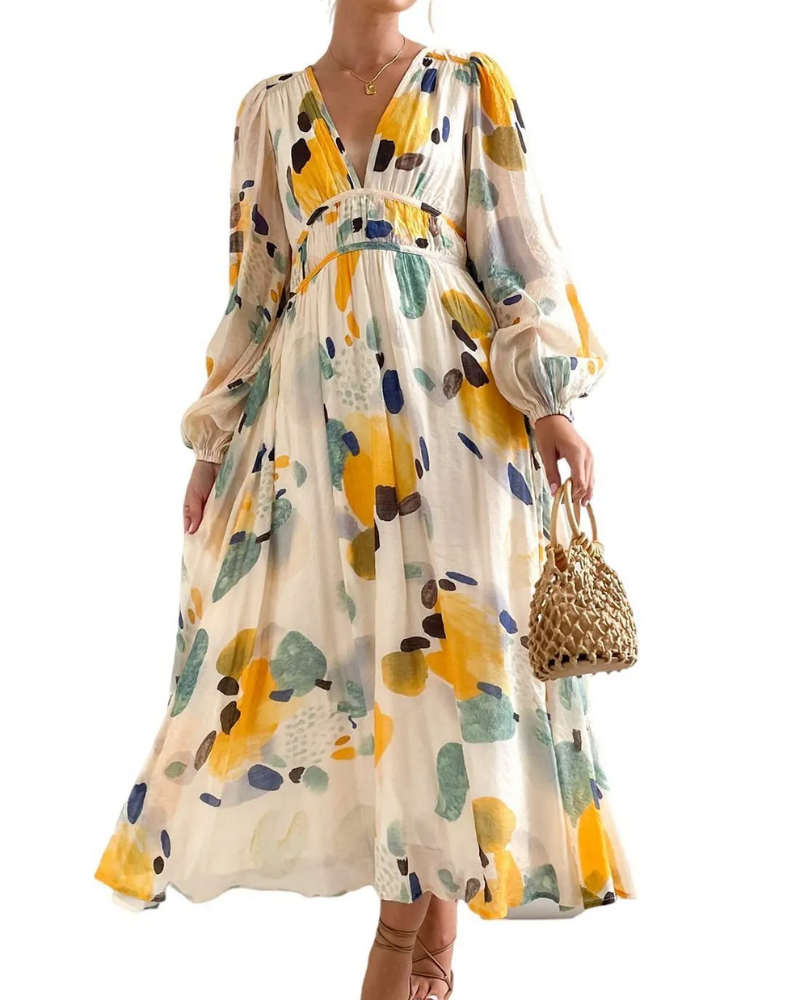 Celine | Vestido femenino con estampado floral