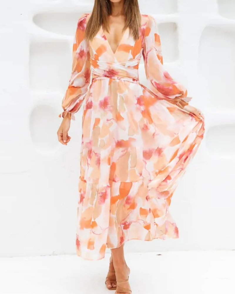 Celine | Vestido femenino con estampado floral