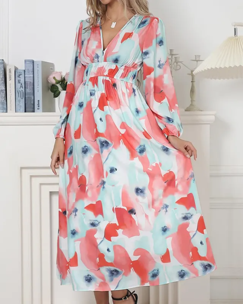 Celine | Vestido femenino con estampado floral