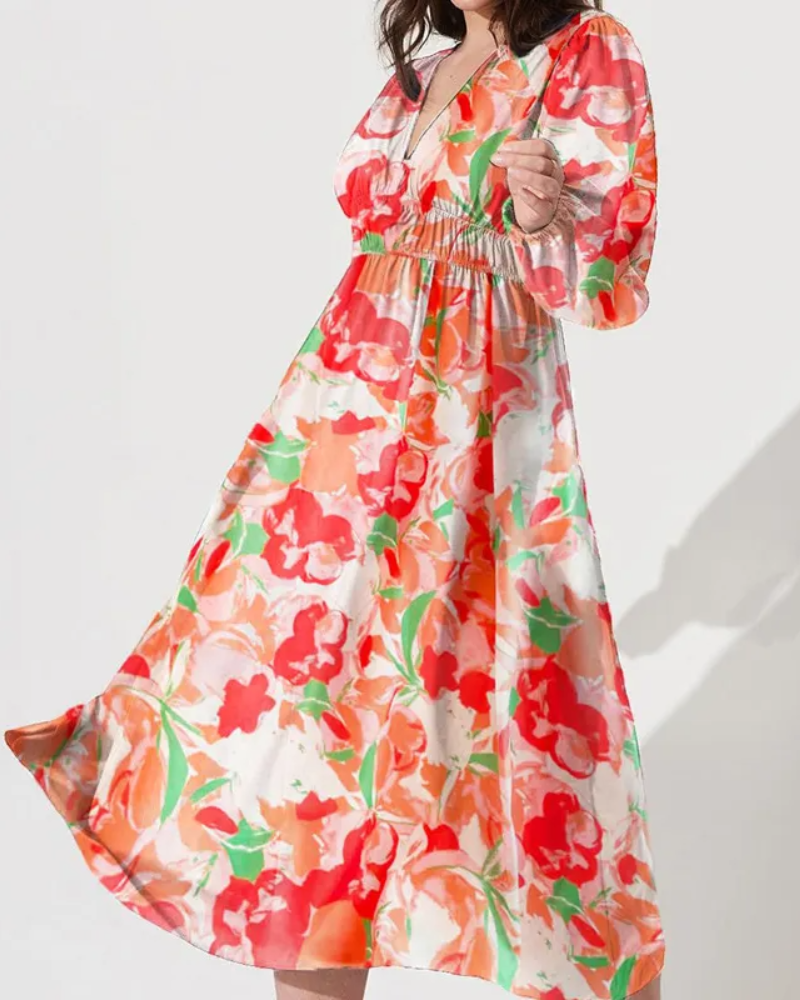 Celine | Vestido femenino con estampado floral