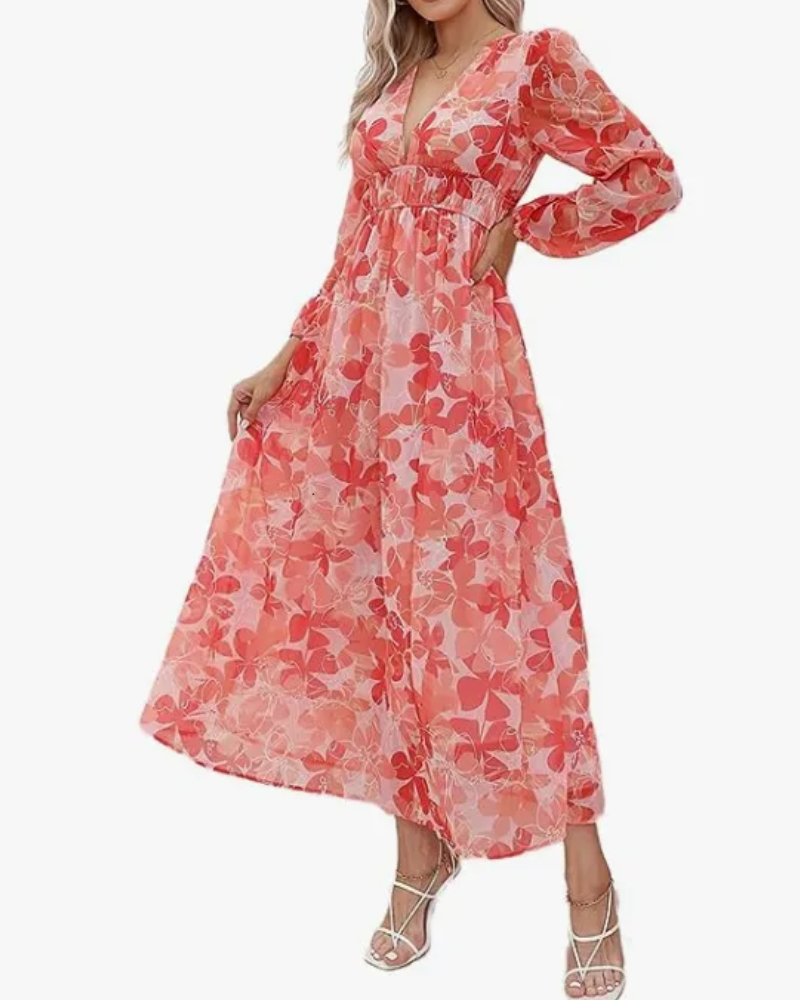 Celine | Vestido femenino con estampado floral