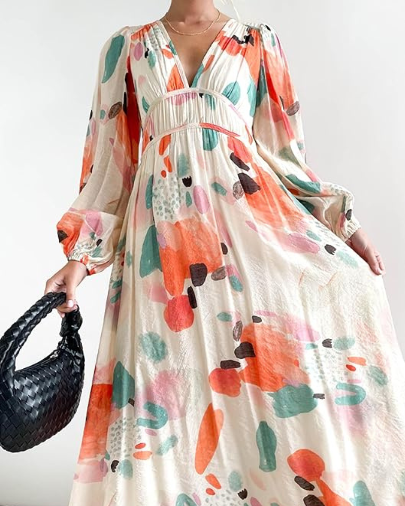 Celine | Vestido femenino con estampado floral