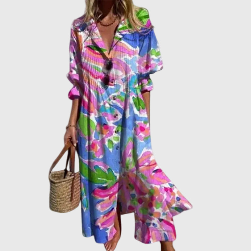 Zahara — Vestido largo bohemio elegante