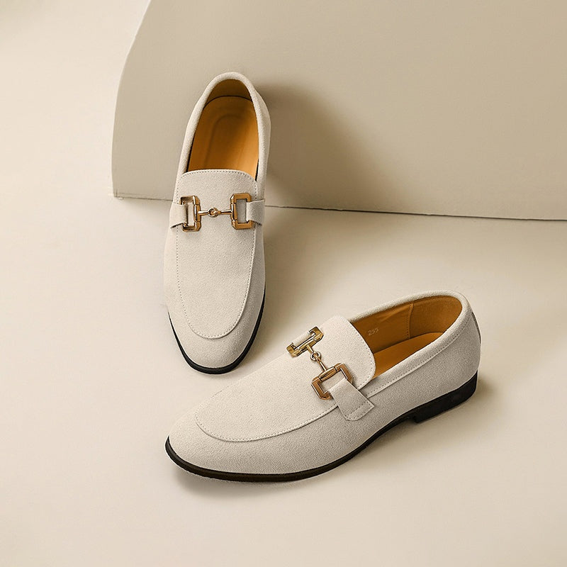 Álvaro · Mocasines de ante con hebilla