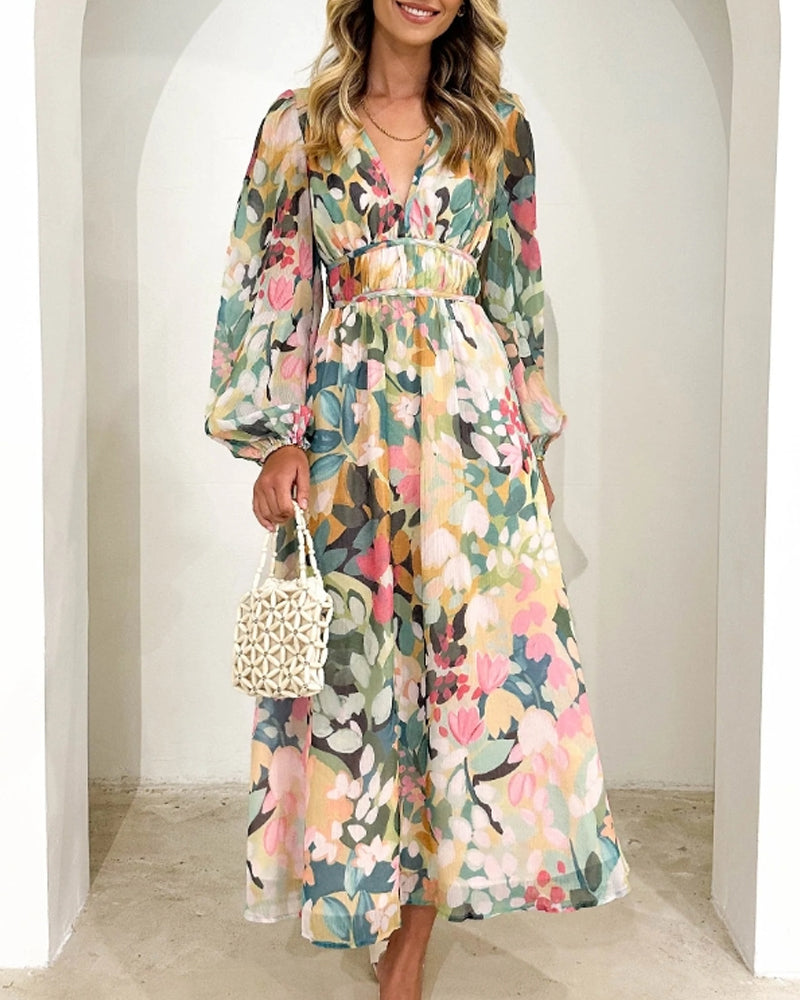 Celine | Vestido femenino con estampado floral