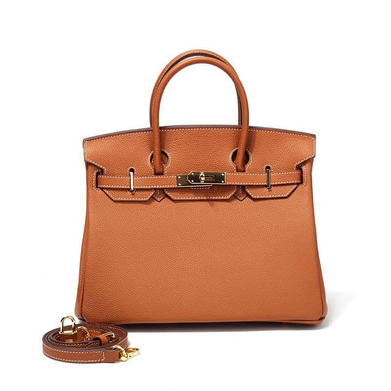 Cayetana · Bolso de mano de piel con asas dobles
