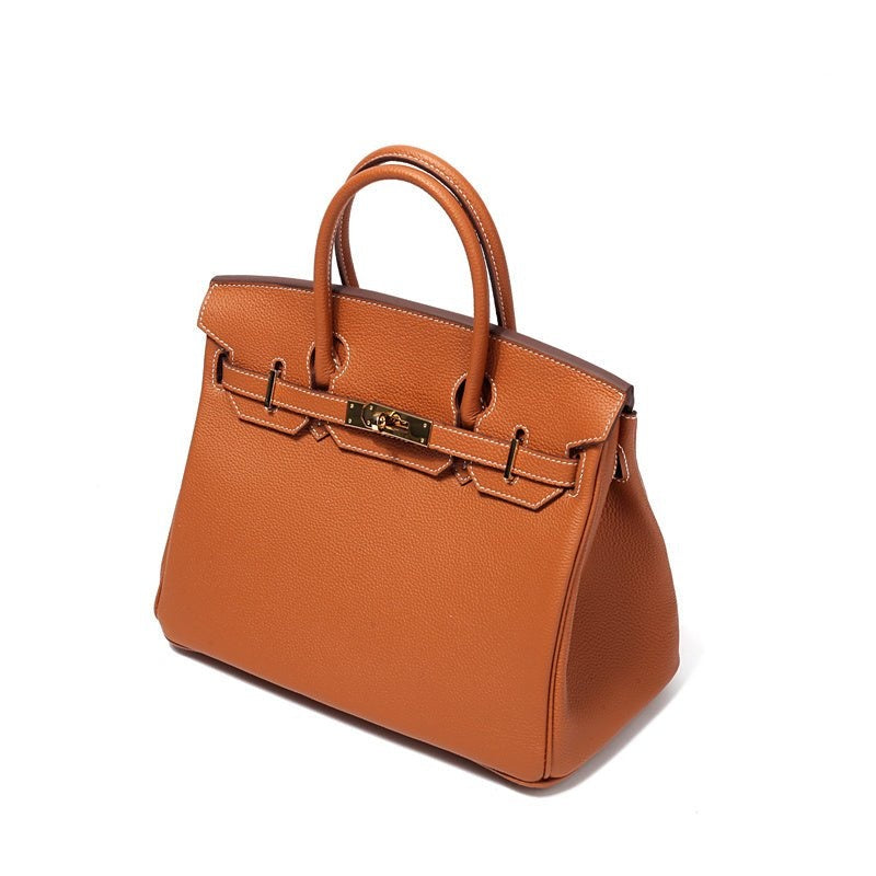 Cayetana · Bolso de mano de piel con asas dobles