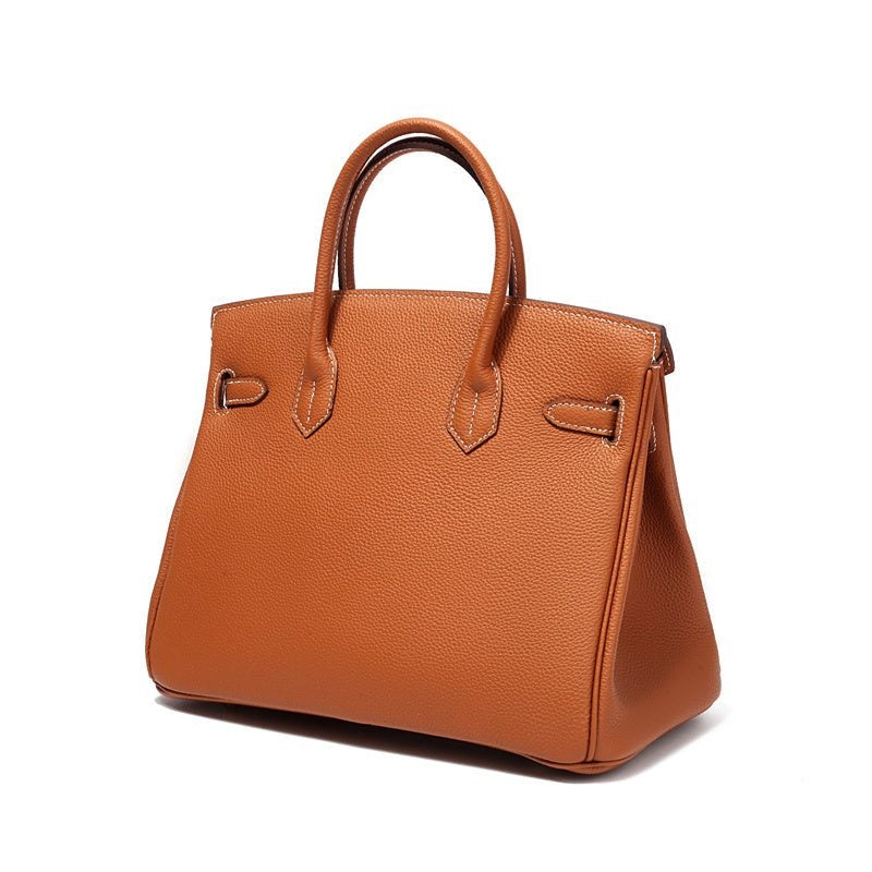 Cayetana · Bolso de mano de piel con asas dobles