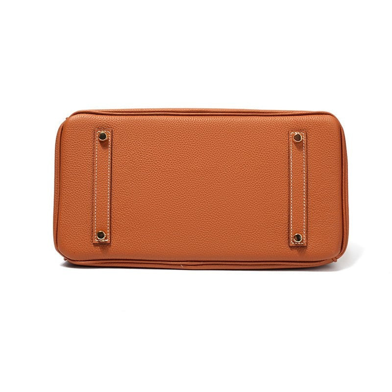 Cayetana · Bolso de mano de piel con asas dobles