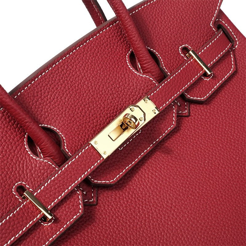 Cayetana · Bolso de mano de piel con asas dobles