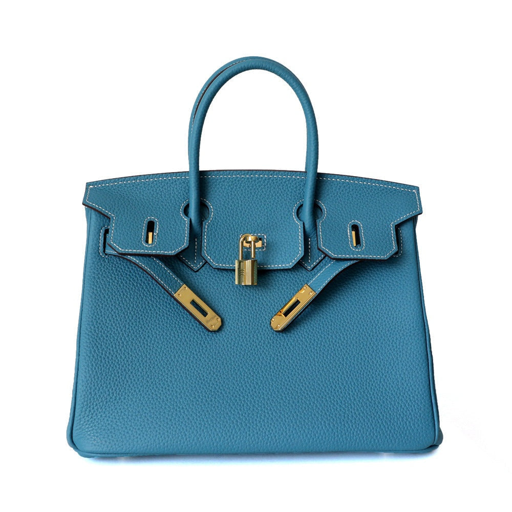 Cayetana · Bolso de mano de piel con asas dobles