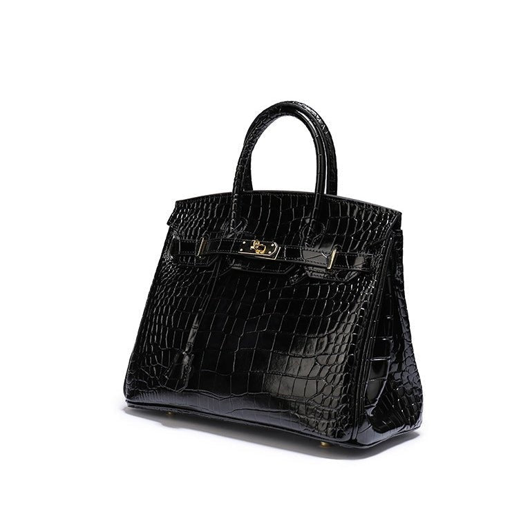 Cayetana · Bolso de mano de piel con asas dobles