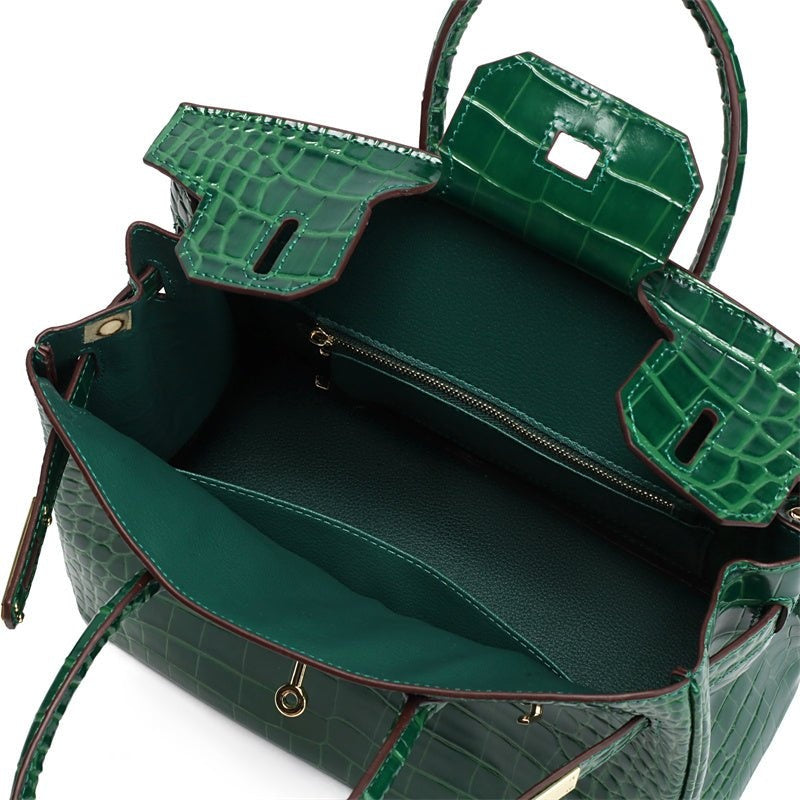 Cayetana · Bolso de mano de piel con asas dobles