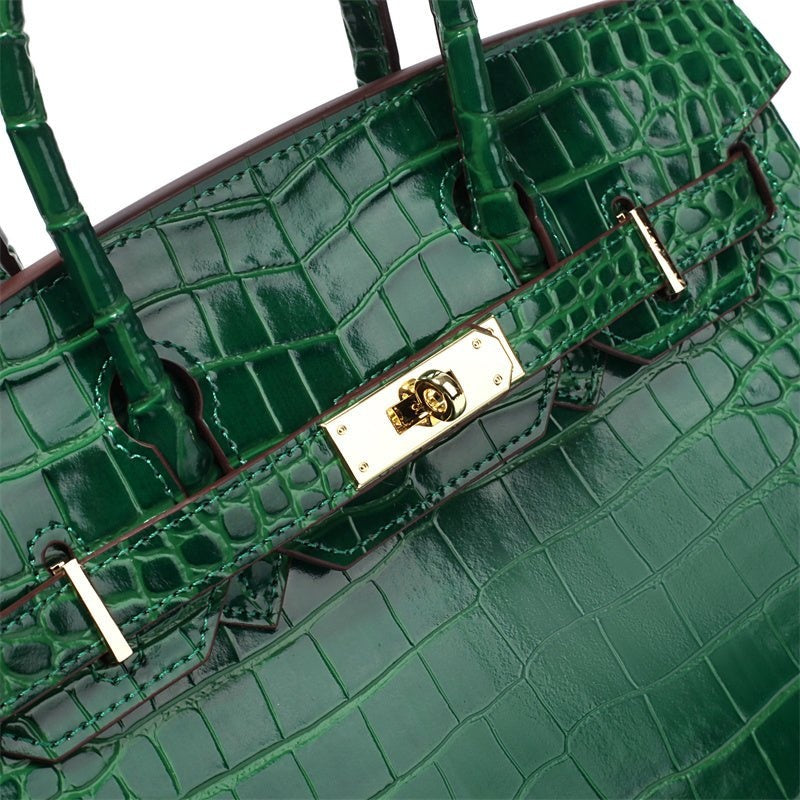 Cayetana · Bolso de mano de piel con asas dobles