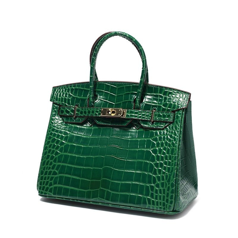 Cayetana · Bolso de mano de piel con asas dobles