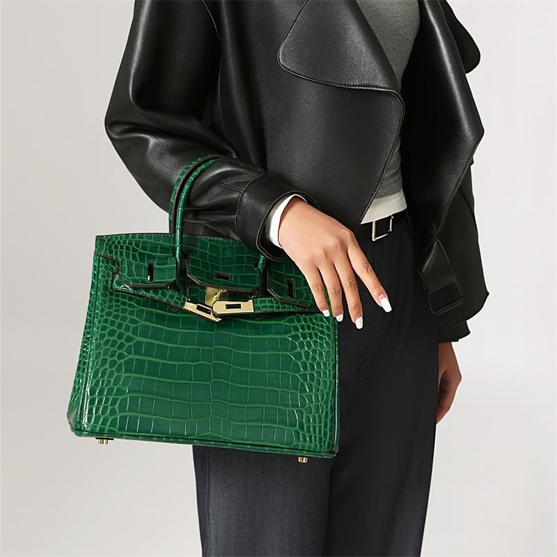 Cayetana · Bolso de mano de piel con asas dobles