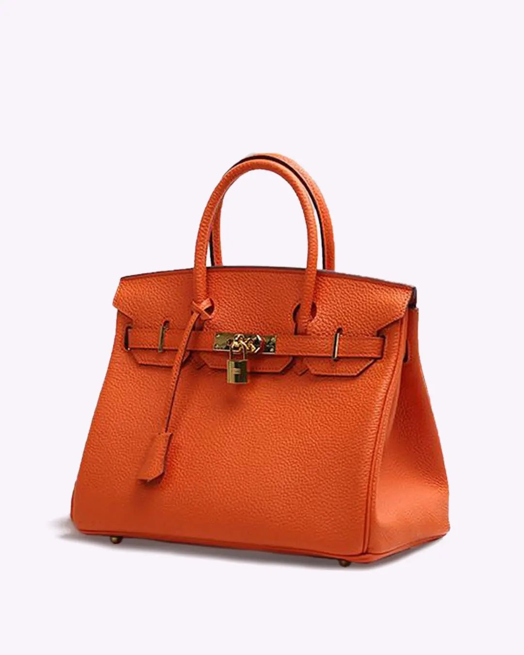 Cayetana · Bolso de mano de piel con asas dobles