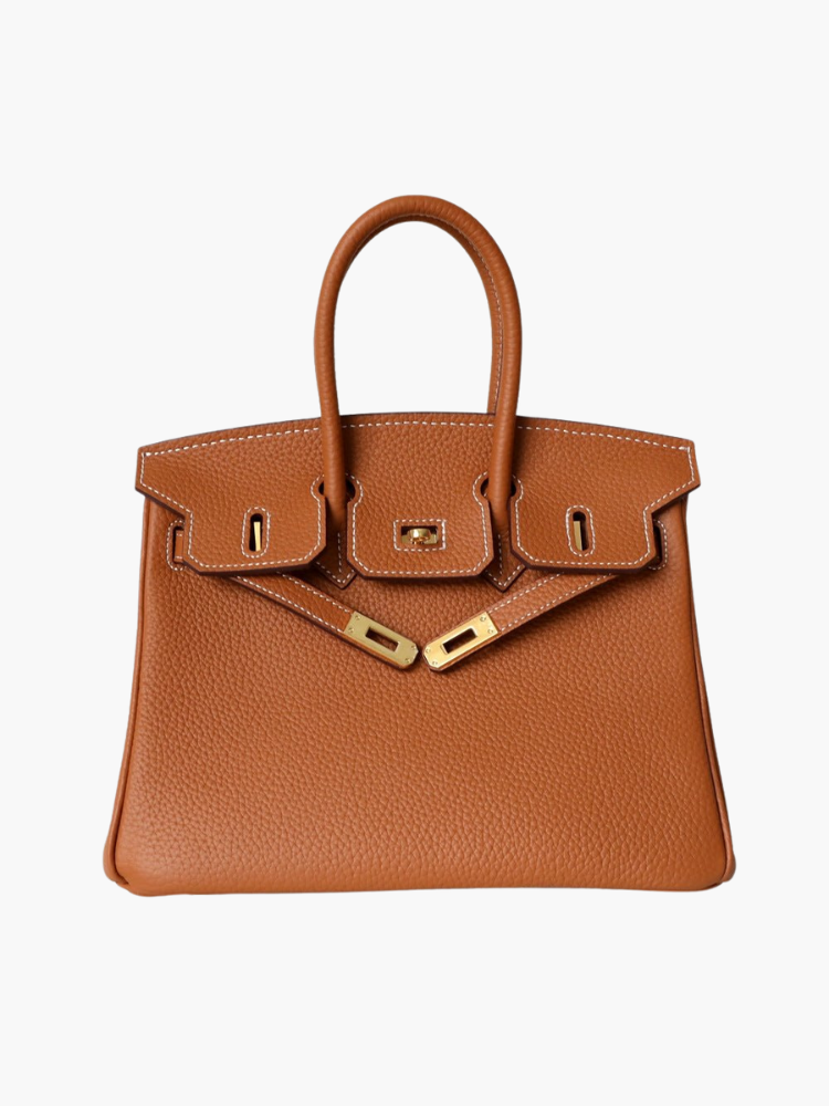 Cayetana · Bolso de mano de piel con asas dobles