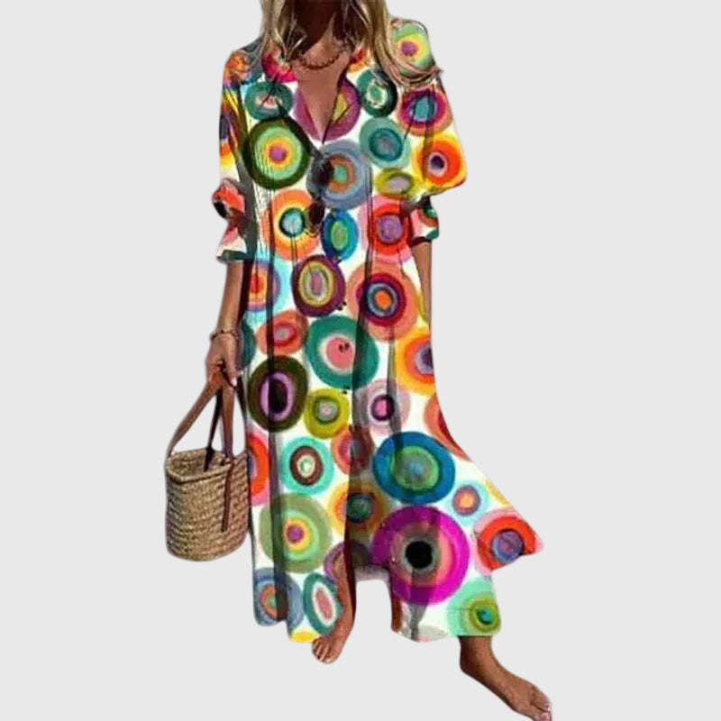 Zahara — Vestido largo bohemio elegante