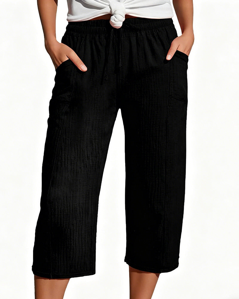 Cecilia — Pantalón capri cómodo