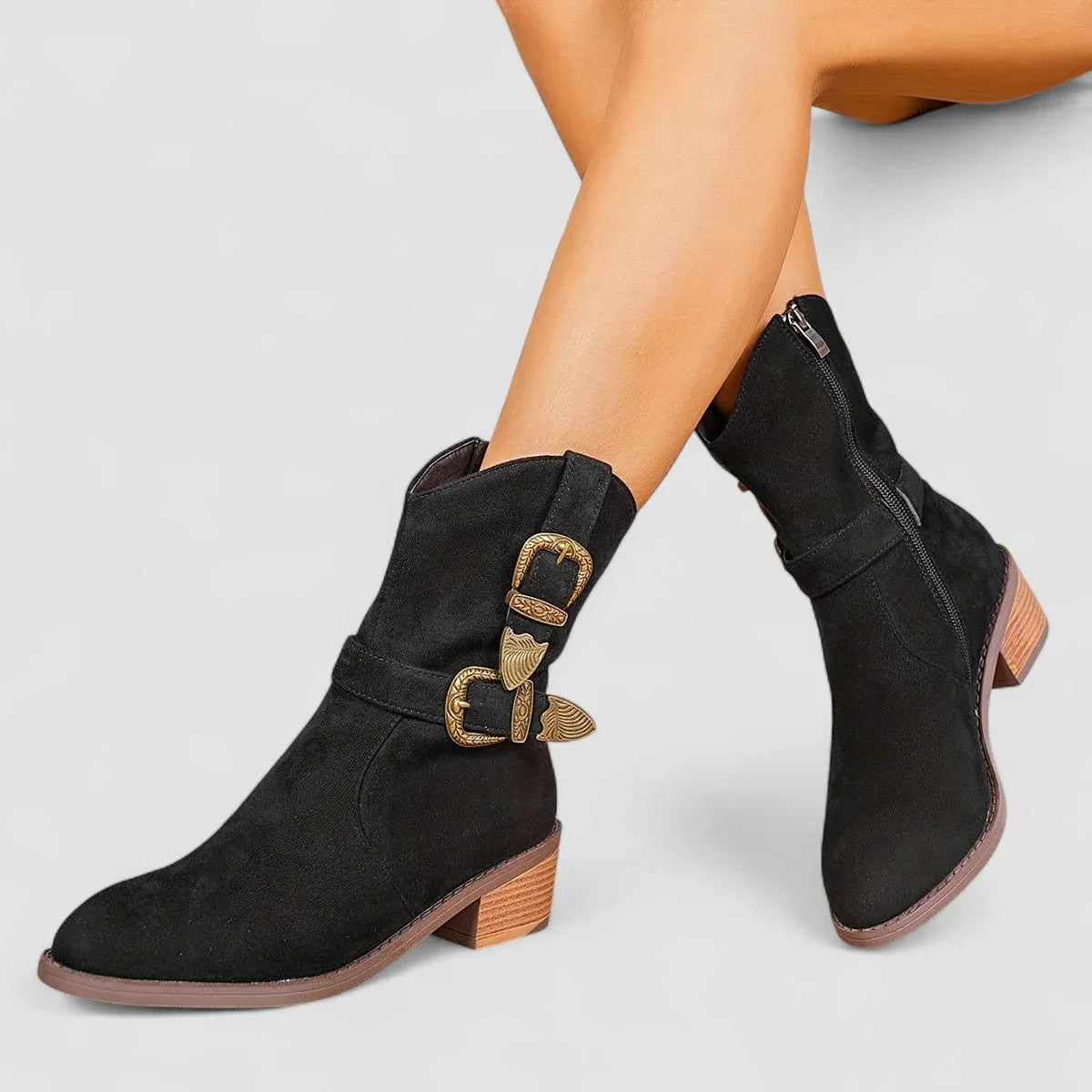 Rosa — Botas western ortopédicas