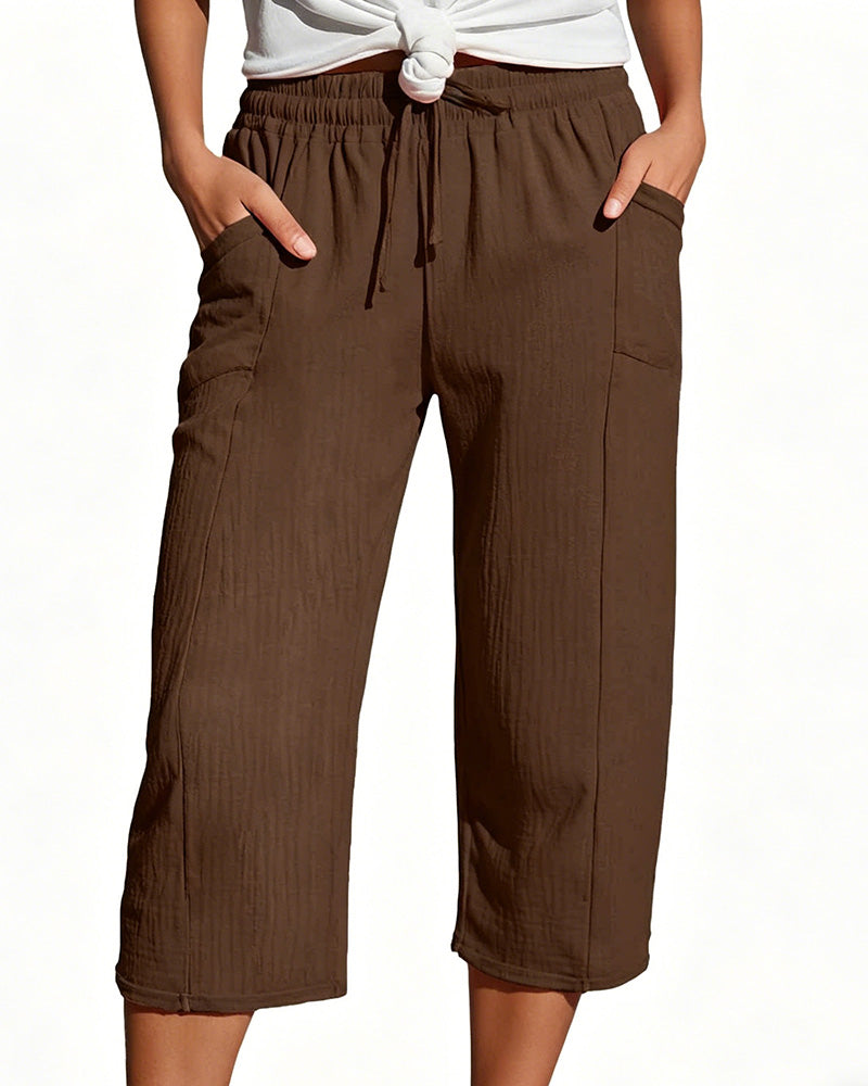 Cecilia — Pantalón capri cómodo