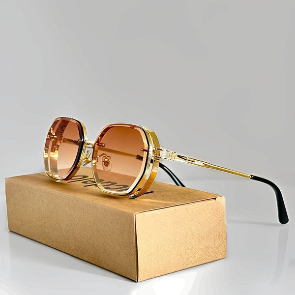 Gafas de sol estilo aviador con lentes degradadas