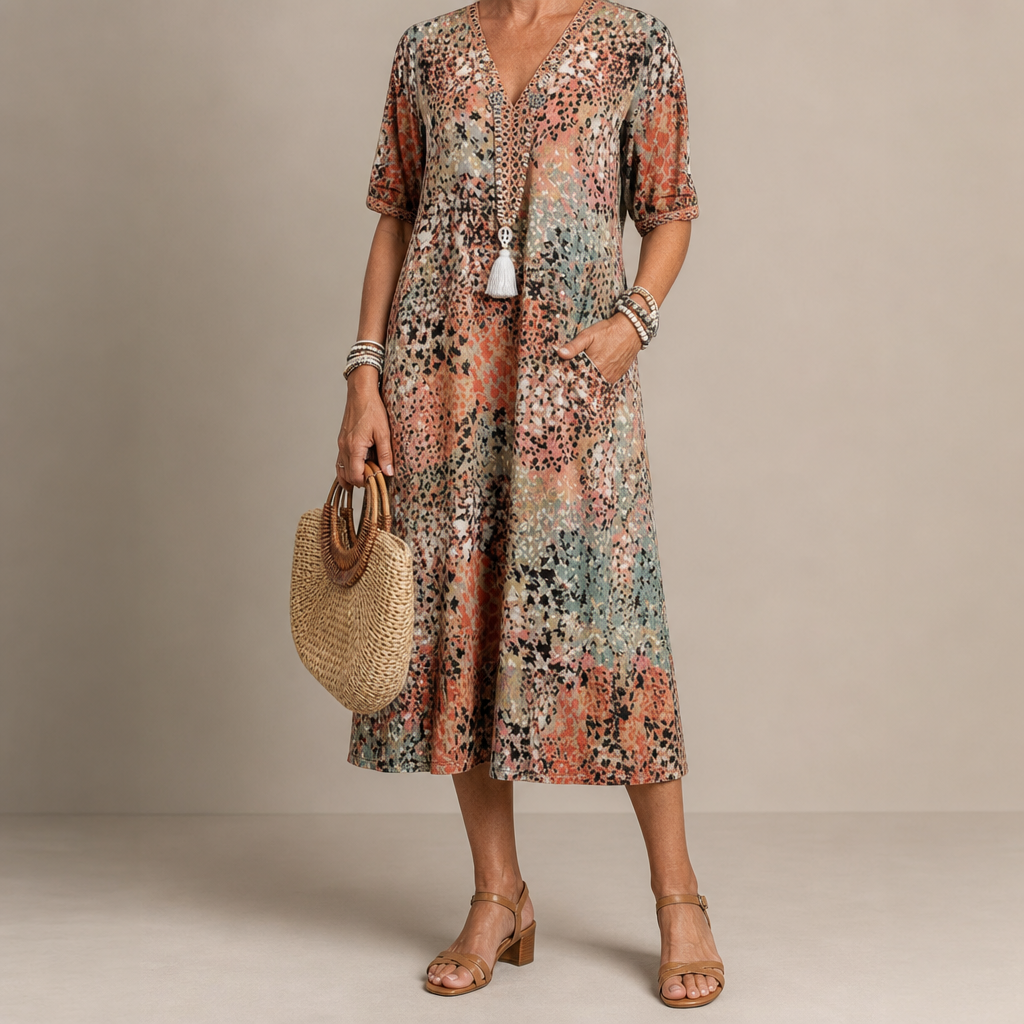 Flavia — Vestido ligero y vaporoso de corte favorecedor