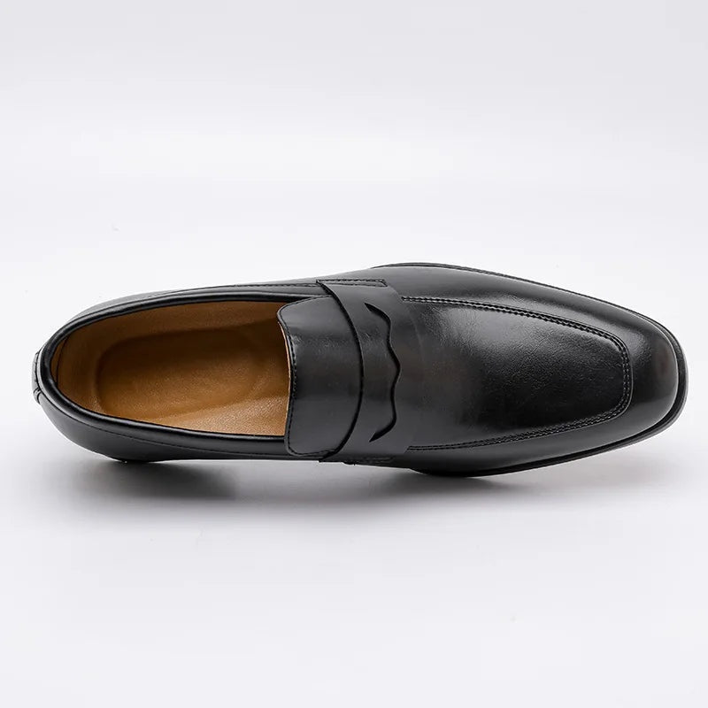 Manuel · Mocasines de cuero con correa penny