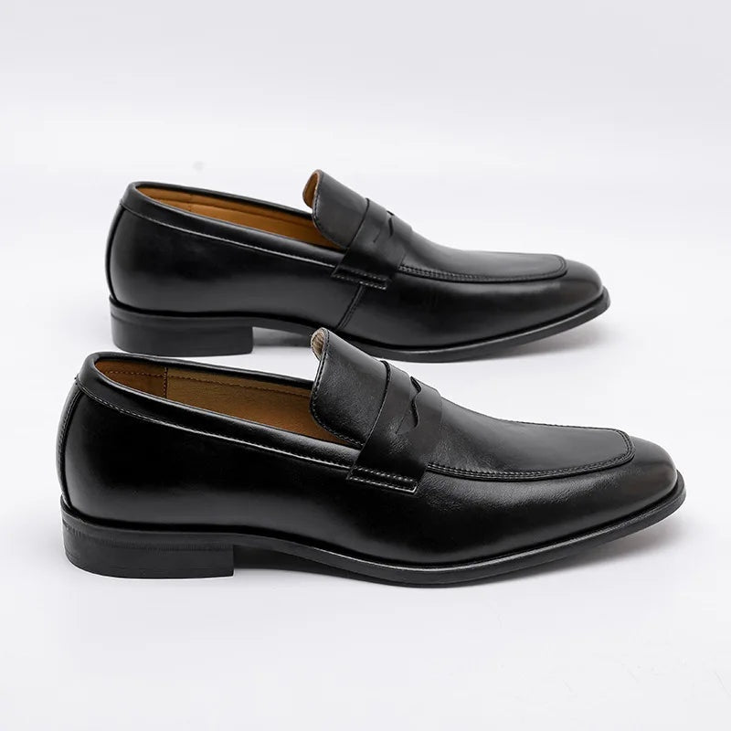 Manuel · Mocasines de cuero con correa penny
