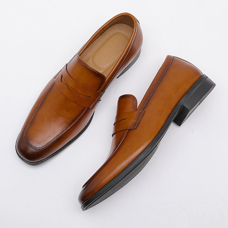 Manuel · Mocasines de cuero con correa penny