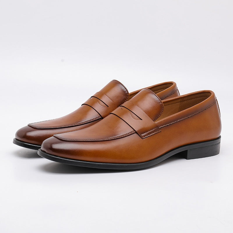 Manuel · Mocasines de cuero con correa penny