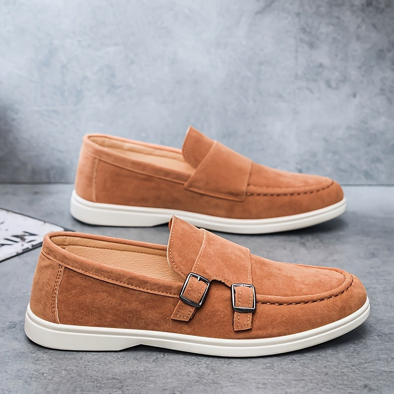 Esteban · Mocasines sin cordones con hebilla doble
