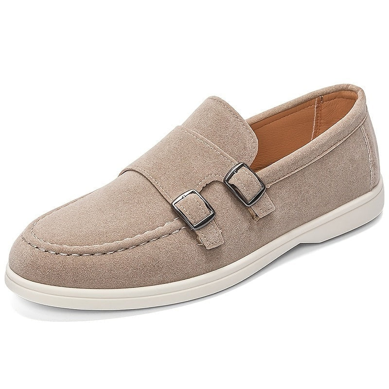Esteban · Mocasines sin cordones con hebilla doble