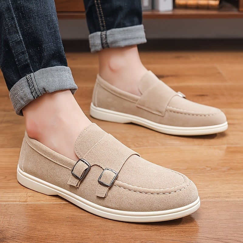 Esteban · Mocasines sin cordones con hebilla doble